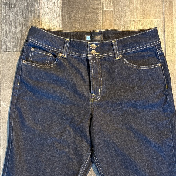 Relativity Dark Indigo Flare Jeans - Picture 5 of 10